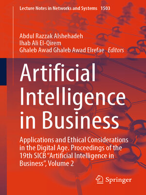 cover image of Artificial Intelligence in Business